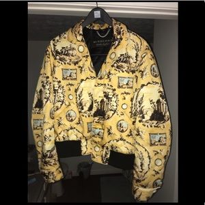 Burberry Printed Twill Bomber Jacket